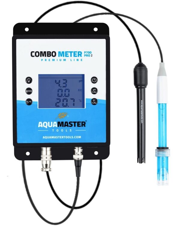 AquaMaster Tools P700 Pro 2 Combo Meter - pH, EC, CF, PPM and Temp