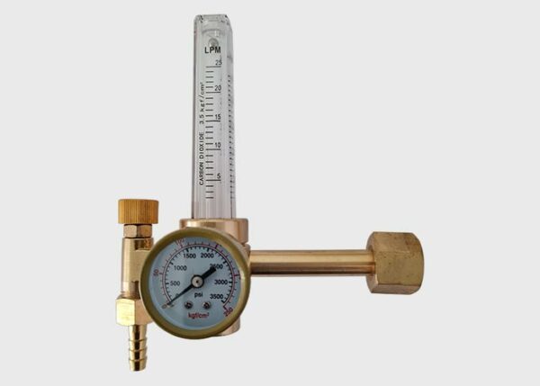 CO2 Flow Meter Regulator + Solenoid
